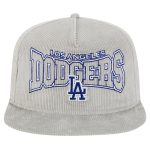 Dodgers Store – mens los angeles dodgers new era gray corduroy golfer snapback hat for Game Days and Casual Wear