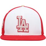 Dodgers Store – mens los angeles dodgers pro standard whitered strawberry ice cream drip snapback hat for Game Days and Casual Wear