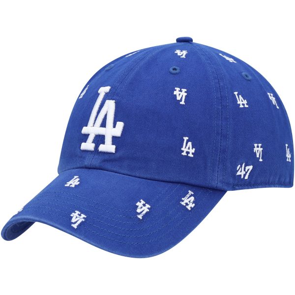 Dodgers Store – womens los angeles dodgers 47 royal confetti clean up adjustable hat for Game Days and Casual Wear